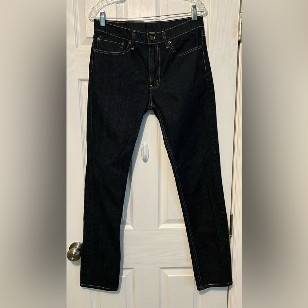EUC Levi's 511 skinny dark wash denim jeans - 34W x 34L